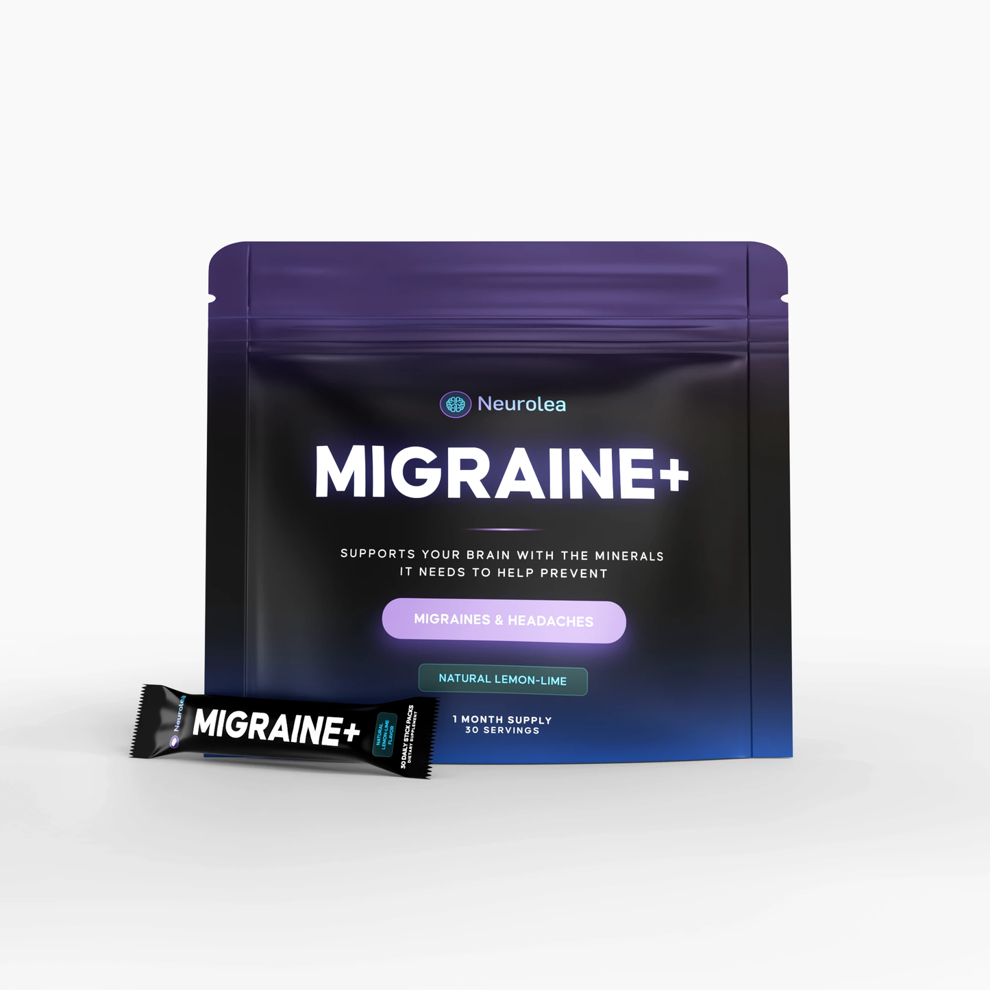 Migraine+ Supplement Bottle